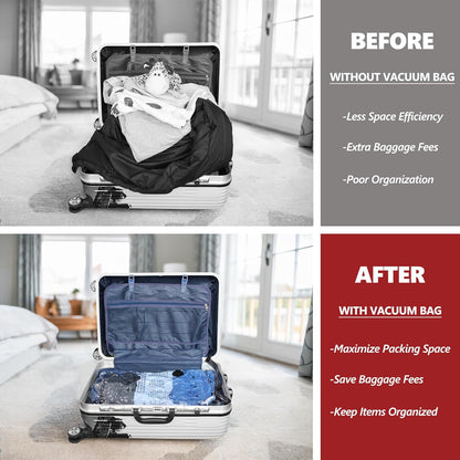 Space-Saving Travel Vacuum Bags